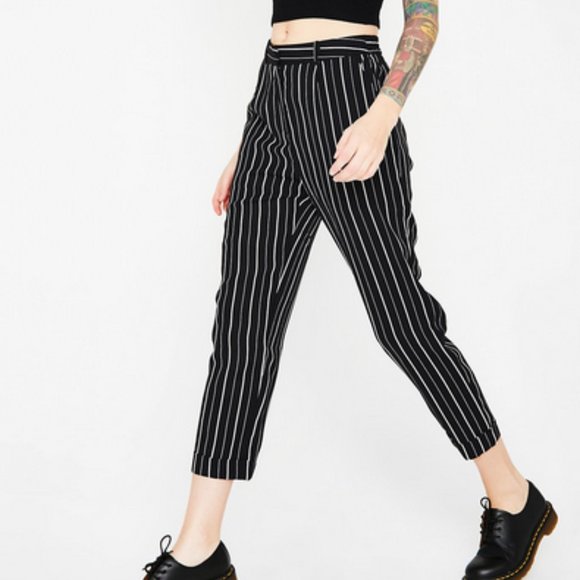 BLUE BLUSH STRIPE TROUSER - Picture 2 of 9
